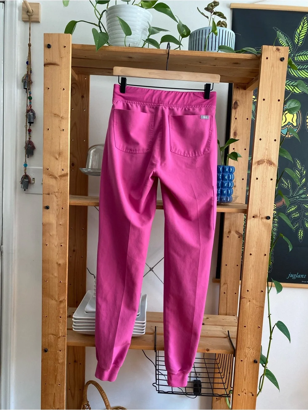 FIGS Pink Gray Zamora Jogger Scrub Pants Bundle XS Tall